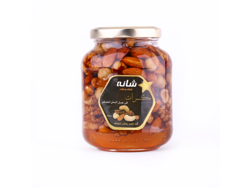 عسل نحل بالمكسرات